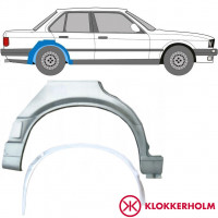 Sisäinen ja ulkoinen takalokasuojan korjauspaneeli varten BMW 3 E30 1987-1994 / Oikea / Sarja 10860