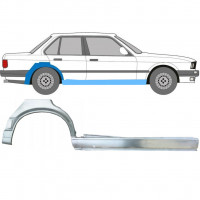 Kynnyspelti + takalokasuojan korjaussarja varten BMW 3 E30 1987-1994 / Oikea / Sarja 11240