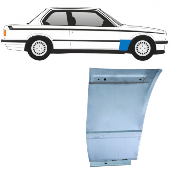 Etulokasuojan korjauspelti varten BMW 3 E30 1982-1994 / Oikea 11481