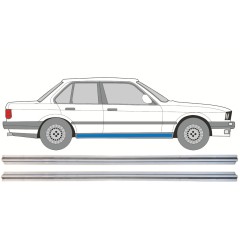 Kynnys sisäosa varten BMW 3 E30 1982-1994 / Vasen+Oikea / Sarja 15110