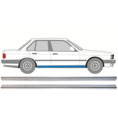 Kynnys sisäosa varten BMW 3 E30 1982-1994 / Vasen+Oikea / Sarja 15110