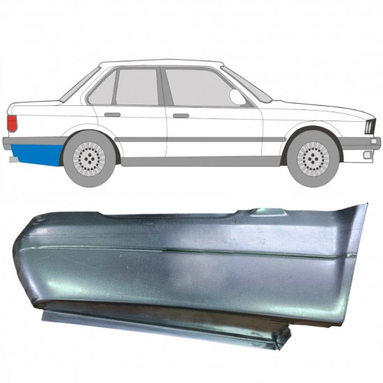 Takalokasuoja korjaussarja varten BMW 3 E30 1982-1987 / Oikea 6388