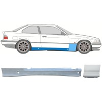 Täysi kynnys ja etulokasuojan korjauspaneeli varten BMW 3 E36 1990-2000 / Oikea / COUPE / Sarja 17021