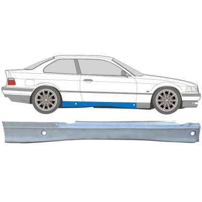 Kynnyspelti varten BMW 3 E36 1990-2000 / Oikea / COUPE 16065