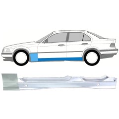 Täysi kynnys ja etulokasuojan korjauspaneeli varten BMW 3 E36 1990-2000 / Vasen / Sarja 11206