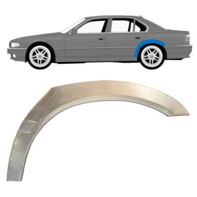 Takalokasuoja korjaussarja varten BMW 7 E38 1994-2001 / Vasen 14831