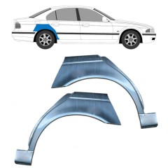 Takalokasuoja korjaussarja varten BMW 5 E39 1996-2004 / Vasen+Oikea / COMBI / SEDAN / Sarja 6405