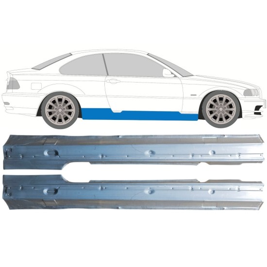 Kynnyspelti varten BMW 3 E46 1998-2006 / Vasen+Oikea / COUPE / Sarja 16814