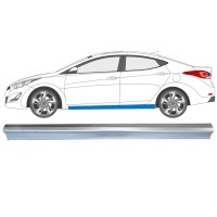 Kynnyspelti korjauspaneeli varten Hyundai Elantra 2010-2015 / Vasen 14935