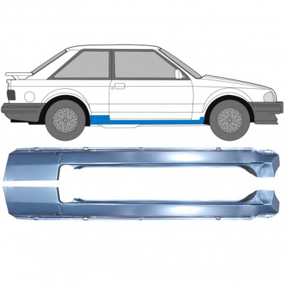 Kynnyspelti varten Ford Escort 1980-1986 / Vasen+Oikea / Sarja 9503