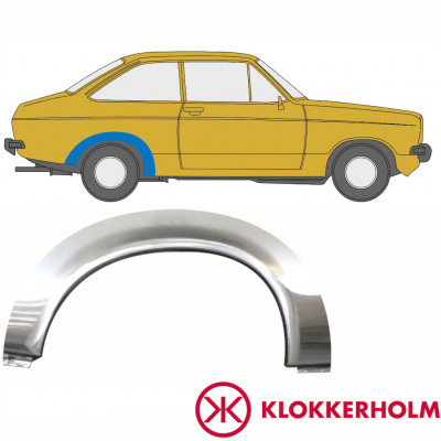 Takalokasuoja korjaussarja varten Ford Escort 1974-1980 / Oikea 10730