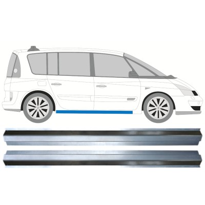 Kynnyspelti korjauspaneeli alempi osa varten Renault Espace 2002-2015 / Vasen+Oikea / Sarja 14987