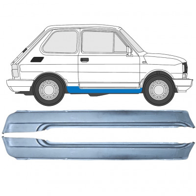 Kynnyspelti korjauspaneeli varten Fiat 126p 1972-2000 / Vasen+Oikea / Sarja 9526