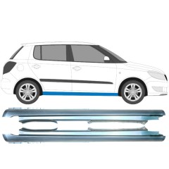 Kynnyspelti varten Skoda Fabia II 2007-2015 / Vasen+Oikea / Sarja 10695