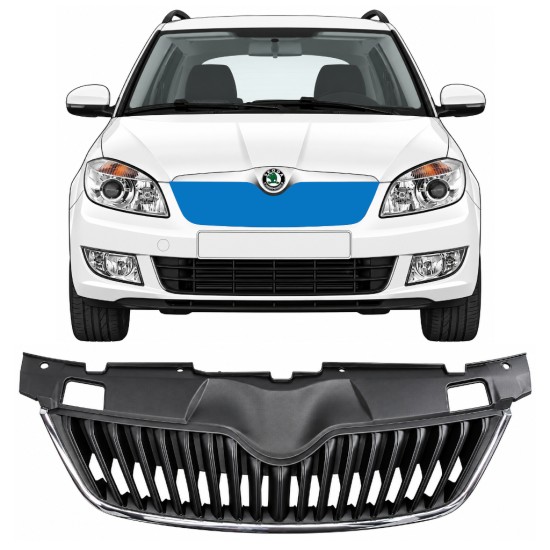 Säleikkö varten Skoda Fabia II 2010-2015 17231