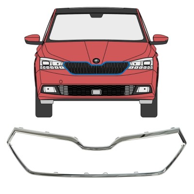 Säleikön kehys varten Skoda Fabia 2018-2021 16215