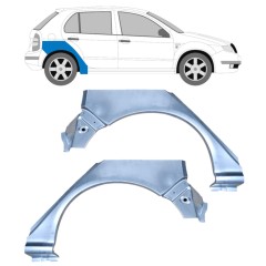 Takalokasuoja korjaussarja varten Skoda Fabia I 1999-2007 / Vasen+Oikea / Sarja 10444