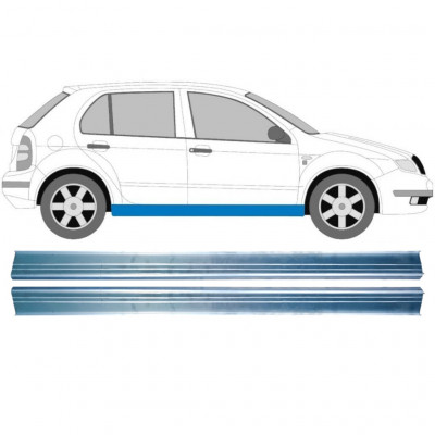 Kynnyspelti korjauspaneeli varten Skoda Fabia 1999-2007 / Vasen+Oikea 9543