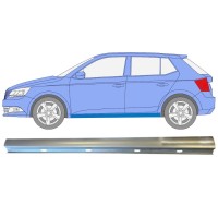 Kynnyspelti korjauspaneeli alempi osa varten Skoda Fabia 2014- / Vasen 14816