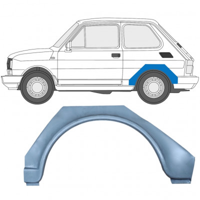 Takalokasuoja korjaussarja varten Fiat 126p 1972-2000 / Vasen 8872