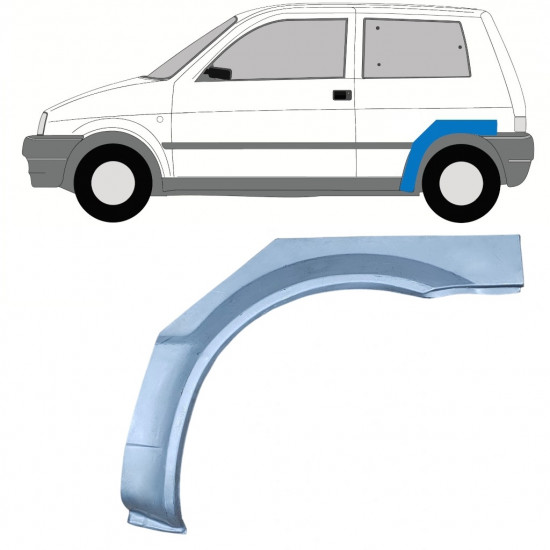 Takalokasuoja korjaussarja varten Fiat Cinquecento 1991-1998 / Vasen 11215