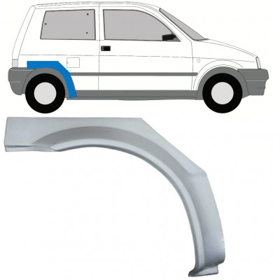 Takalokasuoja korjaussarja varten Fiat Cinquecento 1991-1998 / Oikea 11214