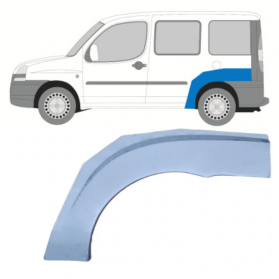 Takalokasuoja korjaussarja varten Fiat Doblo 2001-2010 / Vasen 7707