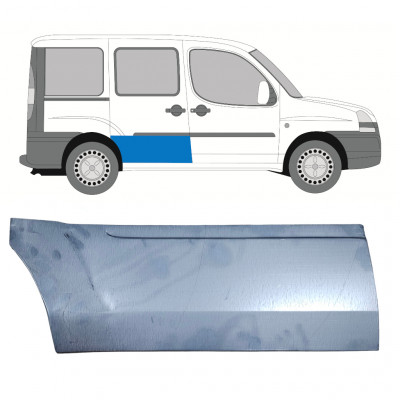 Liukuoven korjauspaneeli varten Fiat Doblo 2001-2010 / Oikea 7709