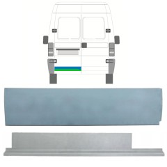Ulkoinen + sisäinen takaoven korjausosa varten Peugeot Boxer 1994-2006 / Vasen / Sarja 14044