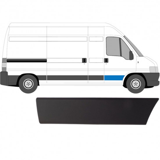Etuoven koristelista varten Fiat Ducato Boxer Relay 2002-2006 / Oikea 5124