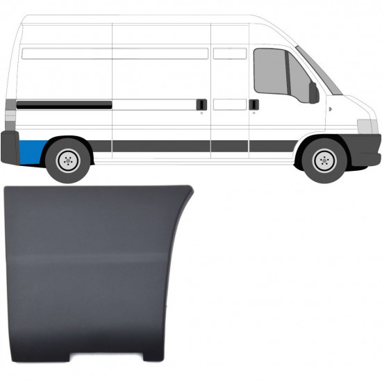 Takalokasuojan sivulista varten Fiat Ducato Boxer Relay 2002- / Oikea 5135