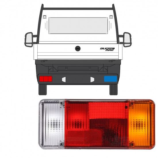 Takavalo varten Fiat Ducato Boxer Relay 2006-2012 / Oikea 9003