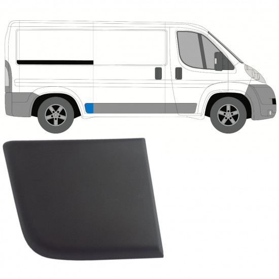 Takan koristelista varten Fiat Ducato 2006- / Oikea 9019