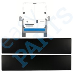 Takaoven koristelista varten Peugeot Boxer 2018- / Vasen+Oikea / Sarja 13223