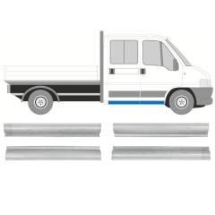 Etu- ja takakynnyksen korjauspaneeli varten Citroen Jumper 1994-2006 / Vasen+Oikea / Sarja 14447