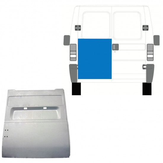 Takaoven ovipelti korkea varten Fiat Ducato Boxer Relay Jumper 1994-2006 / Vasen 7760