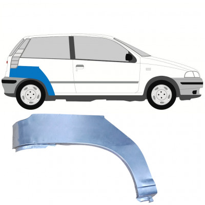 Takalokasuoja korjaussarja varten Fiat Punto 1 1993-1999 / Oikea 7273