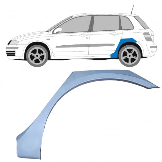 Takalokasuoja korjaussarja varten Fiat Stilo 2001-2010 / Vasen 8994