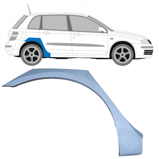 Takalokasuoja korjaussarja varten Fiat Stilo 2001-2010 / Oikea 8993