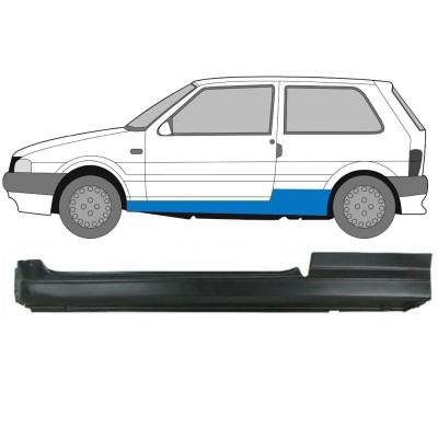 Kynnyspelti varten Fiat Uno 1983-2002 / Vasen 16012