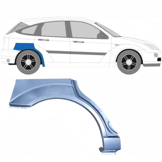 Takalokasuoja korjaussarja varten Ford Focus 1998-2007 / Oikea 6288