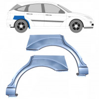 Takalokasuoja korjaussarja varten Ford Focus 1998-2007 / Vasen+Oikea / Sarja 6289