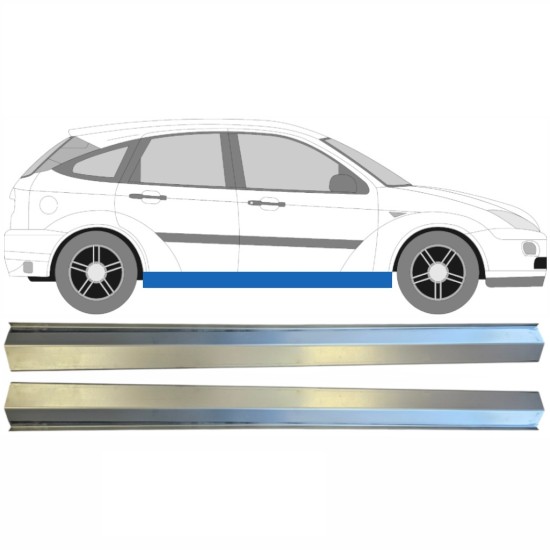 Kynnyspelti korjauspaneeli varten Ford Focus 1998-2004 / Vasen+Oikea / Sarja 14784