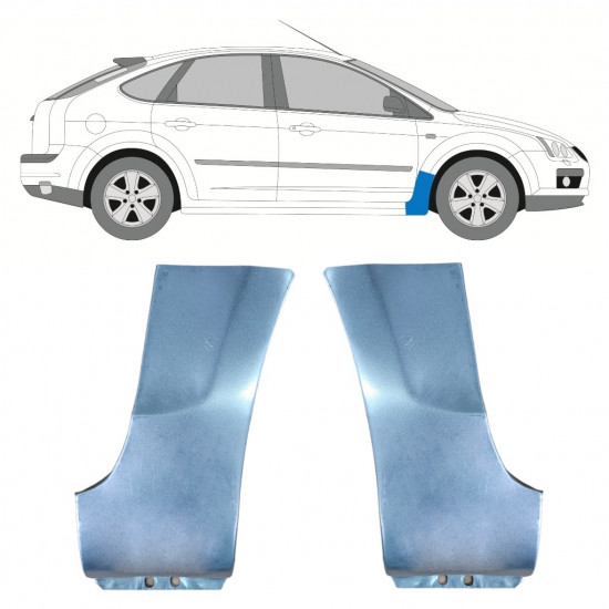 Etulokasuojan korjauspelti varten Ford Focus 2004-2011 / Vasen+Oikea / Sarja 9857