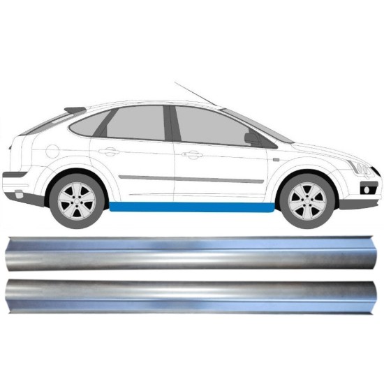 Kynnyspelti korjauspaneeli alempi osa varten Ford Focus 2004-2010 / Vasen+Oikea / Sarja 14829 Kynnyspelti korjauspaneeli alempi osa varten Ford Focus 2004-2010 / Vasen+Oikea / Sarja 14829
