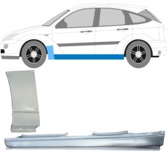 Täysi kynnys ja etulokasuojan korjauspaneeli varten Ford Focus 1998-2004 / Vasen / Sarja 8734