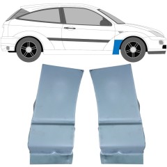 Etulokasuojan korjauspelti varten Ford Focus 1998-2004 / Vasen+Oikea / Sarja 9615