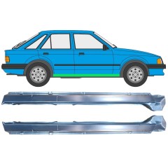 Kynnyspelti varten Ford Escort 1980-1986 / Vasen+Oikea / Sarja 9983