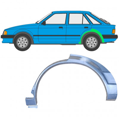 Takalokasuoja korjaussarja varten Ford Escort 1980-1986 / Vasen 7821