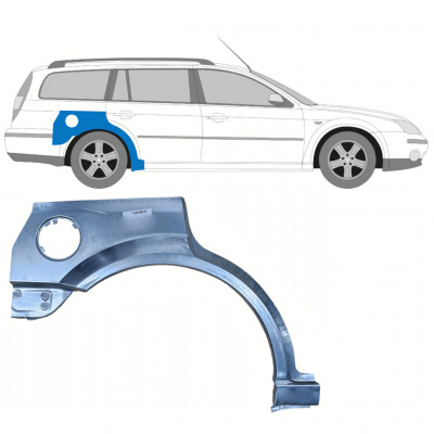 Takalokasuoja korjaussarja varten Ford Mondeo 2000-2007 / Oikea / COMBI 8044